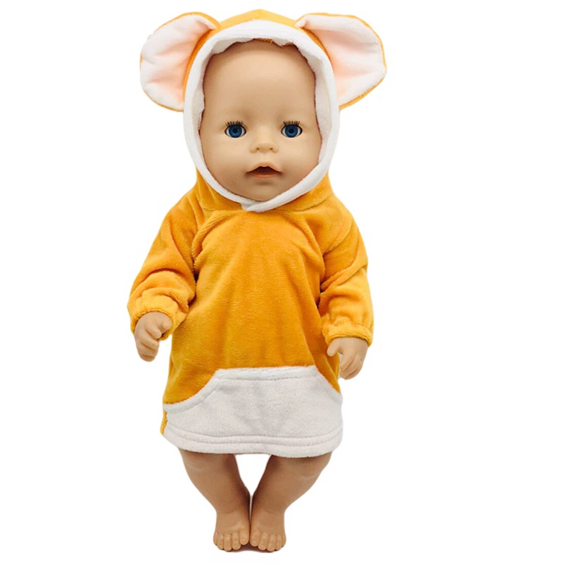 Одежда для куклы Xiafu 18 дюймов (43 см) ZAPF BABY BORN, маленькая баркарт кукла, одежда, внешний оборот, Amazon