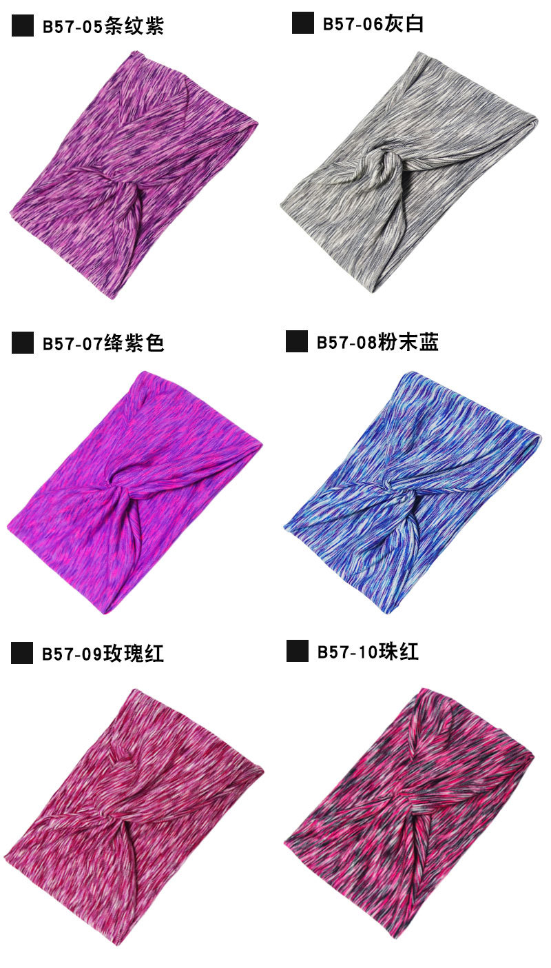 ~子甄彣璟~B57-交叉頭帶 吸汗 止汗 頭帶 運動汗帶 束髮圈 髮帶 毛巾 髮帶 頭巾 跑步 慢跑 瑜珈 健身 運動頭