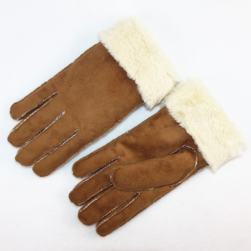 Faux Rabbit Fur Gloves