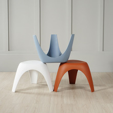 三角矮凳北欧简约小圆凳等位椅儿童餐椅创意塑料椅家用换鞋凳坐墩