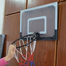 兒童籃球架 透明壁掛式籃球板 休閑籃板 易懸掛小籃框