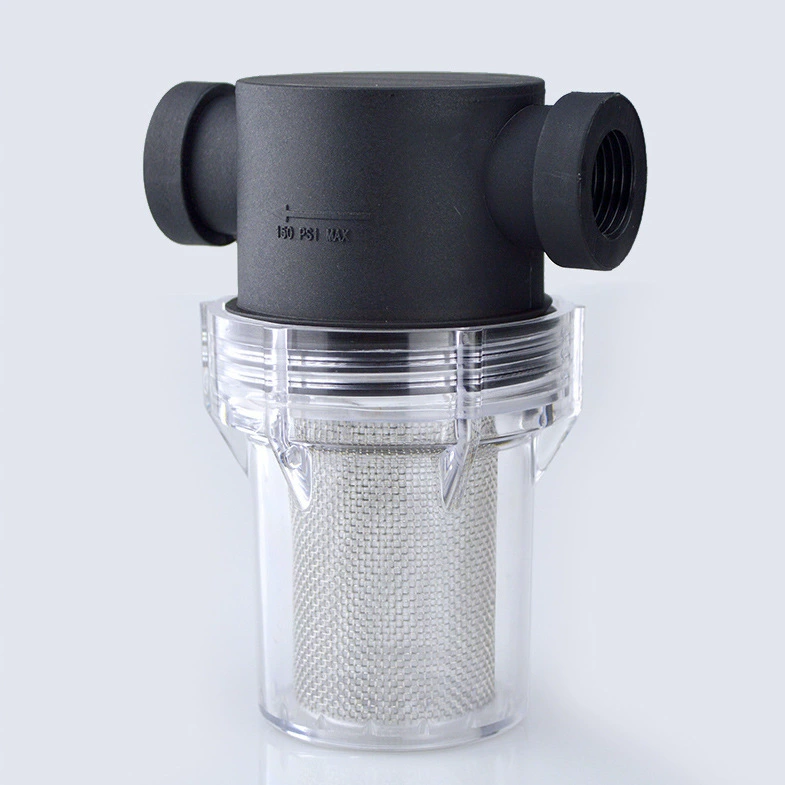 Фильтр Водопроводной воды трубы селекции фильтр 4 точки 6 точек 1 дюйм пластик прозрачный орошения Подметальные санитарии автомобиль фильтр воды