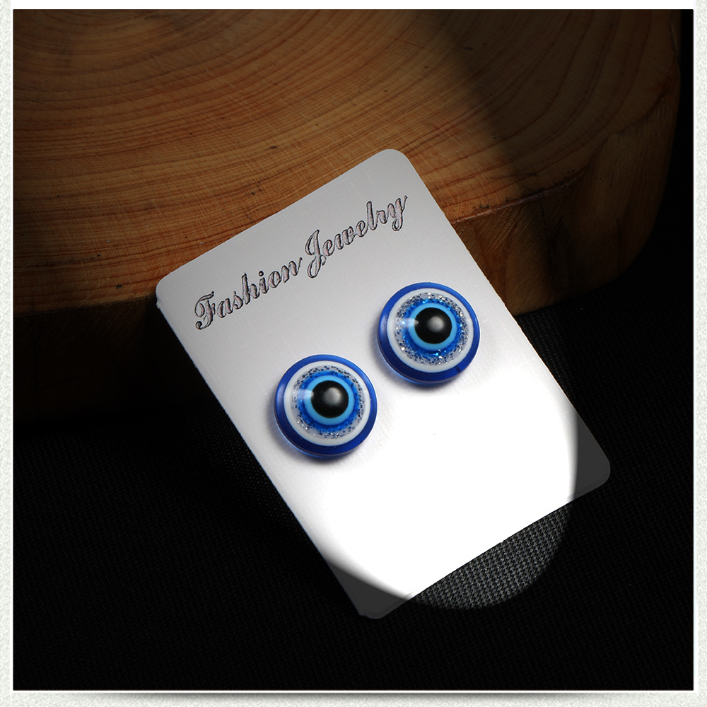 Fashion Eye Resin Ear Studs 1 Pair display picture 10