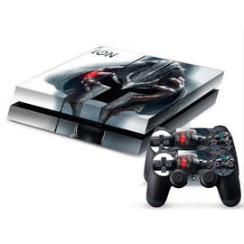 欧美热销PS4游戏机贴纸pvc 时尚彩色PS4游戏保护膜个性化图片