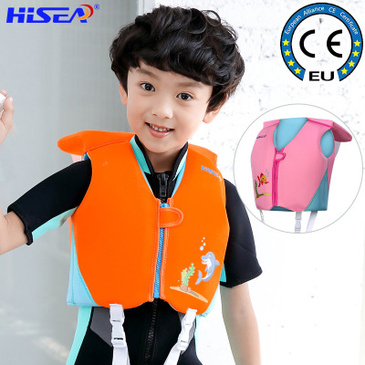 Children&#39;s life jackets EPE buoyancy Cartoon CUHK Bathing Fin major security Swimming Waistcoat