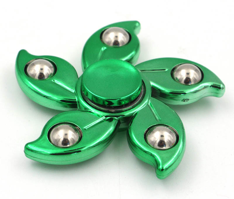 Plastic Plating Five /six/eight Beads Fidget Spinner Pressure Reduction Toy display picture 2