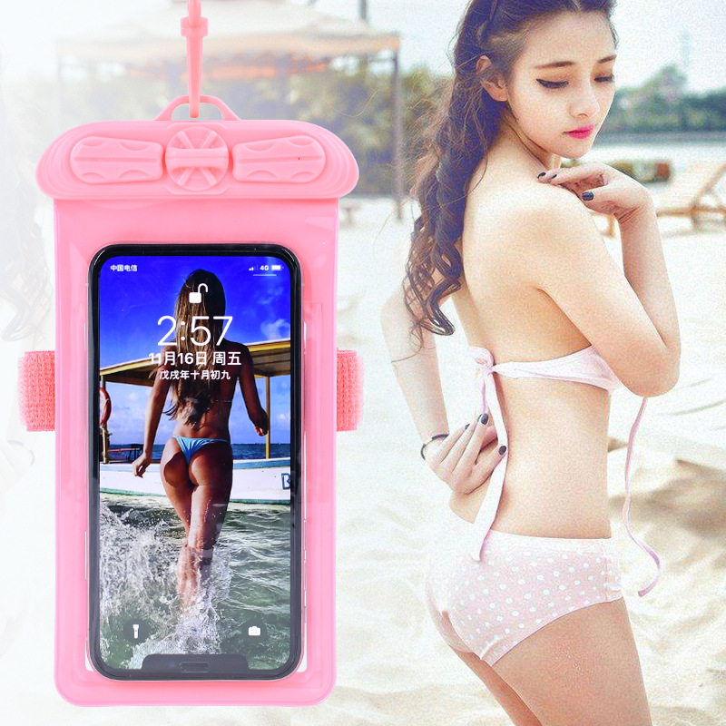 Mobile Waterproof Bag T-35N Underwater photograph Diving sets PVC Swimming drift currency Mobile phone set
