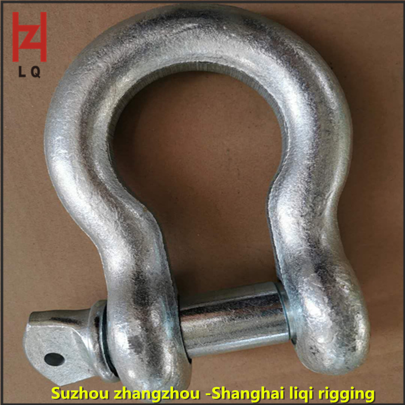 现货供应美标1.5T 高强度合金钢卸扣 弓型卸扣 马蹄扣 厂家