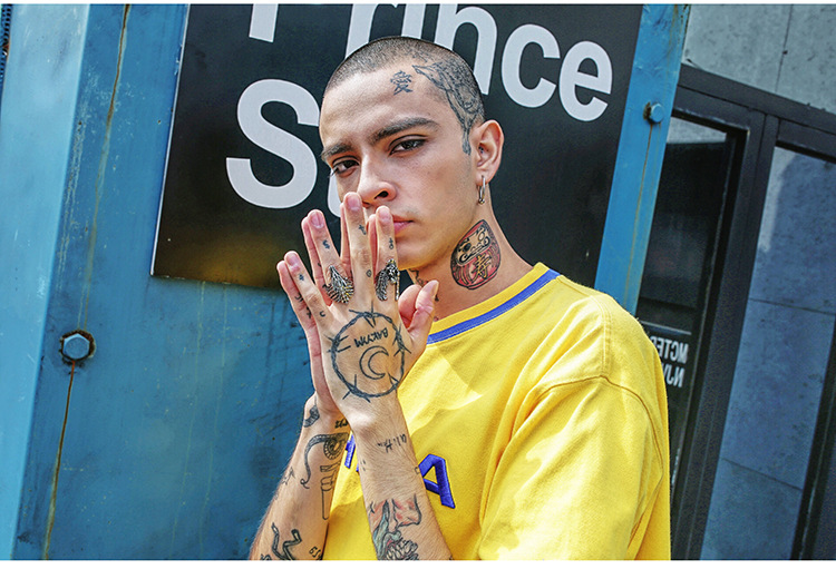 Title 7, Anello Uomo Vintage Ice Field Testa di Lupo