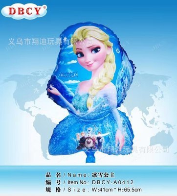 Ice Princess Buzz Lightyear Aluminum Film Balloon Frozen Balloon Princess Elsa Floating Balloon Wholesale