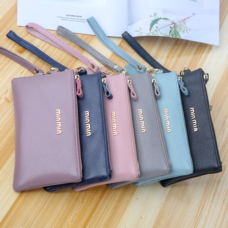 韩版女士拉链钱包 牛皮手抓中长款时尚潮流女包 工厂现货批发钱包|ms