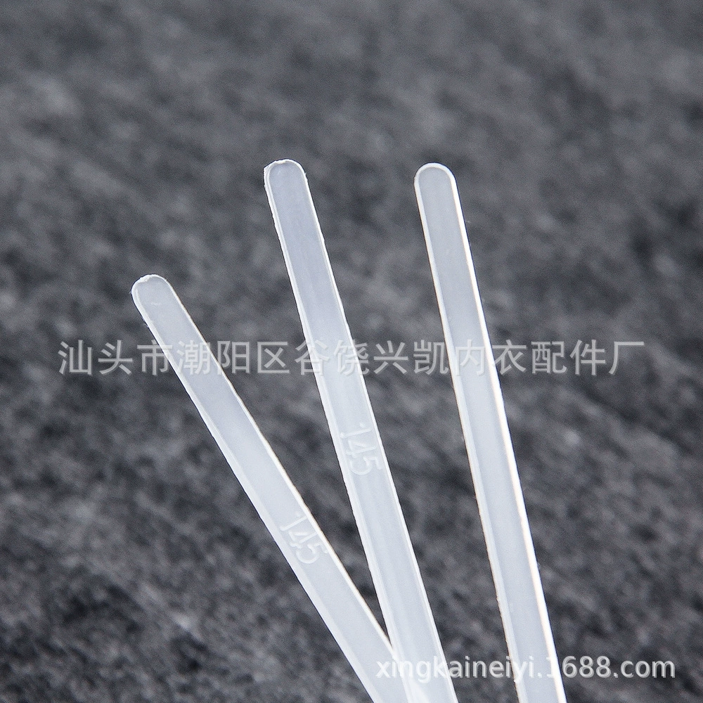 Поставка пластиковых прозрачных боковых костей бюстгальтер боковой формы рыбья кость Высокая эластичность высокая прочность мягкой кости производители оптом