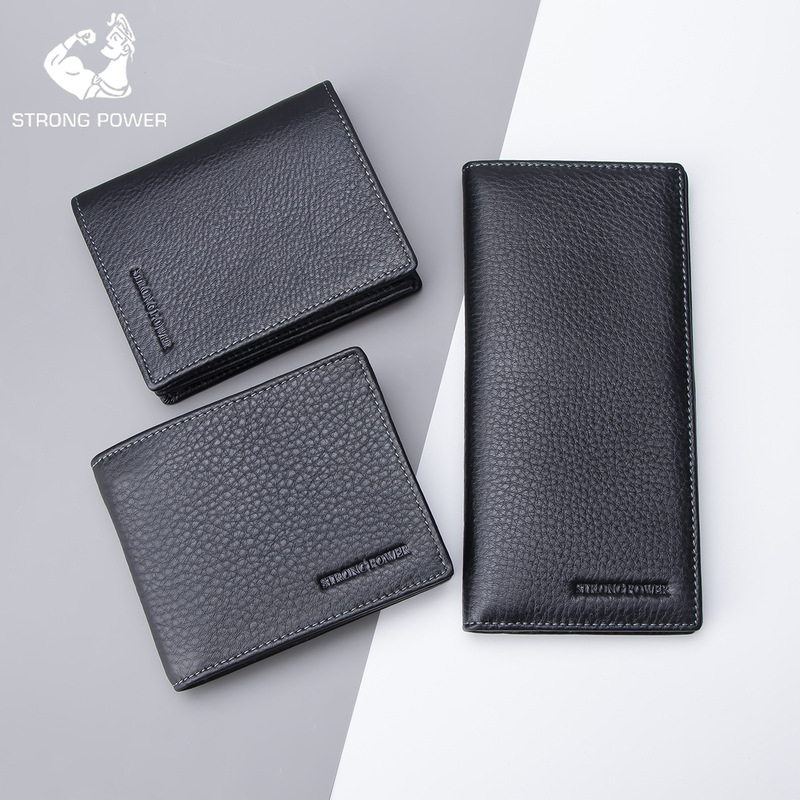 Popular online Korean style natural fall first layer cowhide wallet men's horizontal vertical long full leather leather Popular online Korean style natural fall first layer cowhide wallet men's horizontal vertical long full leather leather