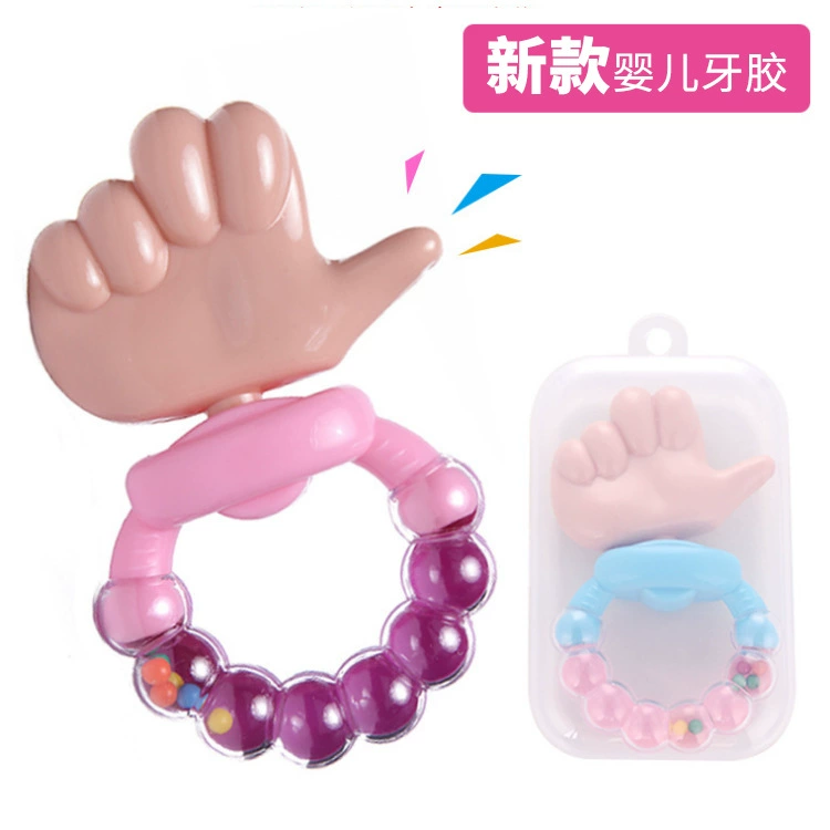 Детские погремушки Прорезыватель для рук погремушка детский Прорезыватель зубная палочка детский новый прикус большого пальца