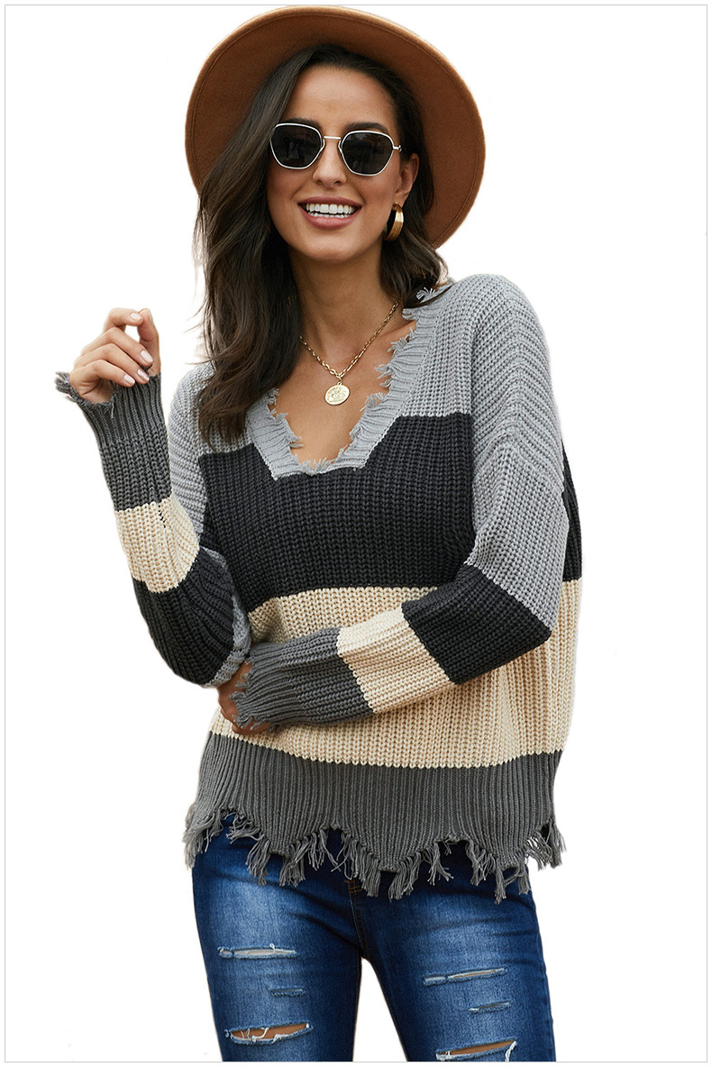 Wave Fringe Sweater Image 3