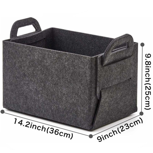 Felt Storage Basket Amazon Best Seller Felt Laundry Storage Basket Felt Storage Utility Box Factory Wholesale