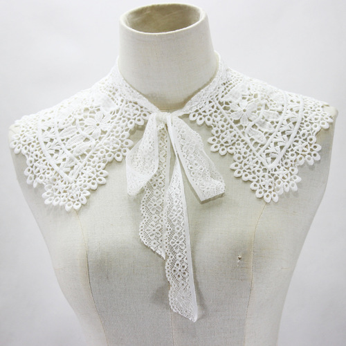 Fake collar Detachable Blouse Dickey Collar False Collar Cut out water soluble fake collar cut out shawl dress collar