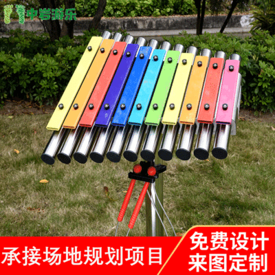 戶外大型打擊類樂器敲琴  非標定制設計幼兒園公園兒童不鏽鋼敲琴