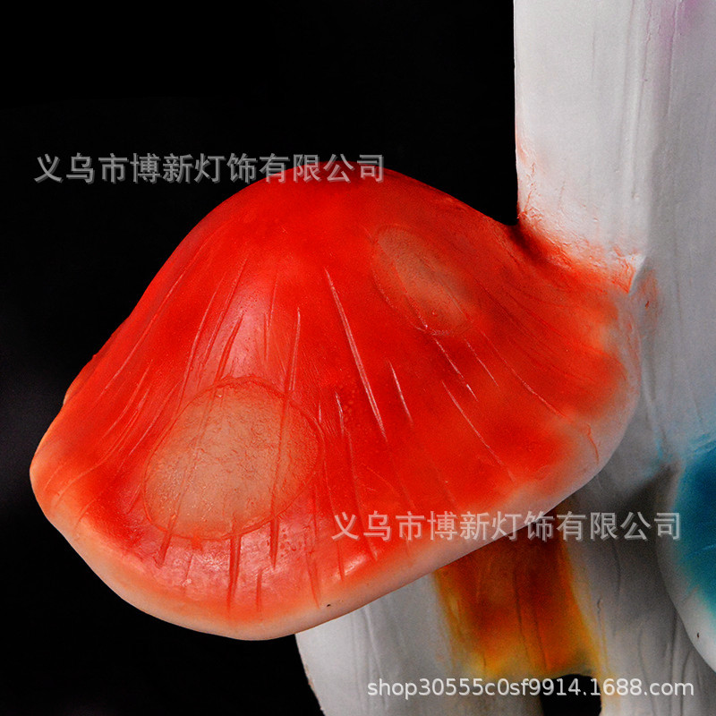 Cross-border supply LED mushroom lighting fixtures, outdoor waterproof creative animal-shaped lights, landscape courtyard park ornaments detail image 7