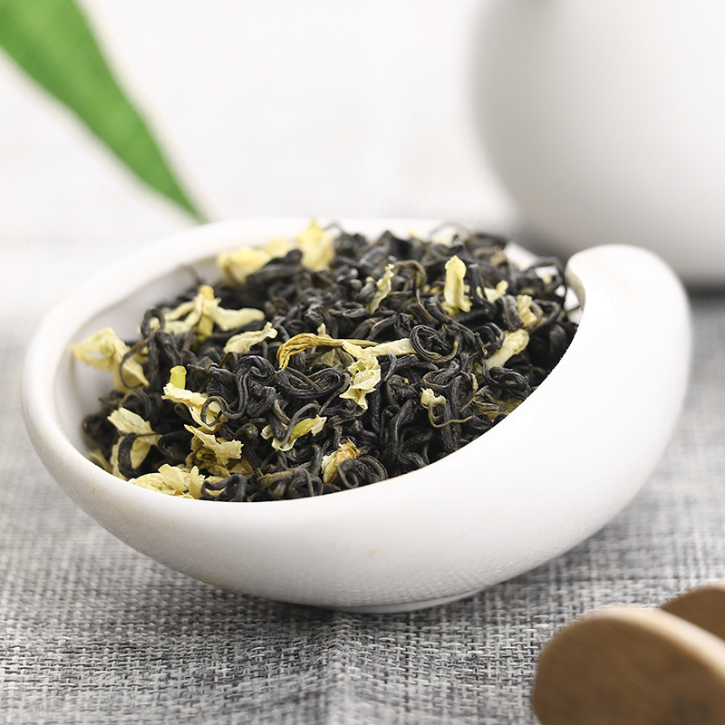 四川新茶茉莉花毛峰2018新茶蒙顶山茶特级浓香厂家直销 一件代发