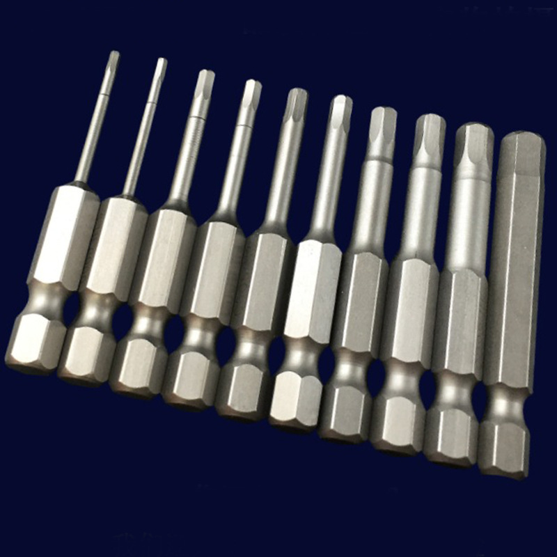 帶磁電鑽螺絲刀頭氣動批咀風批嘴改錐頭 電動內六角批頭起子