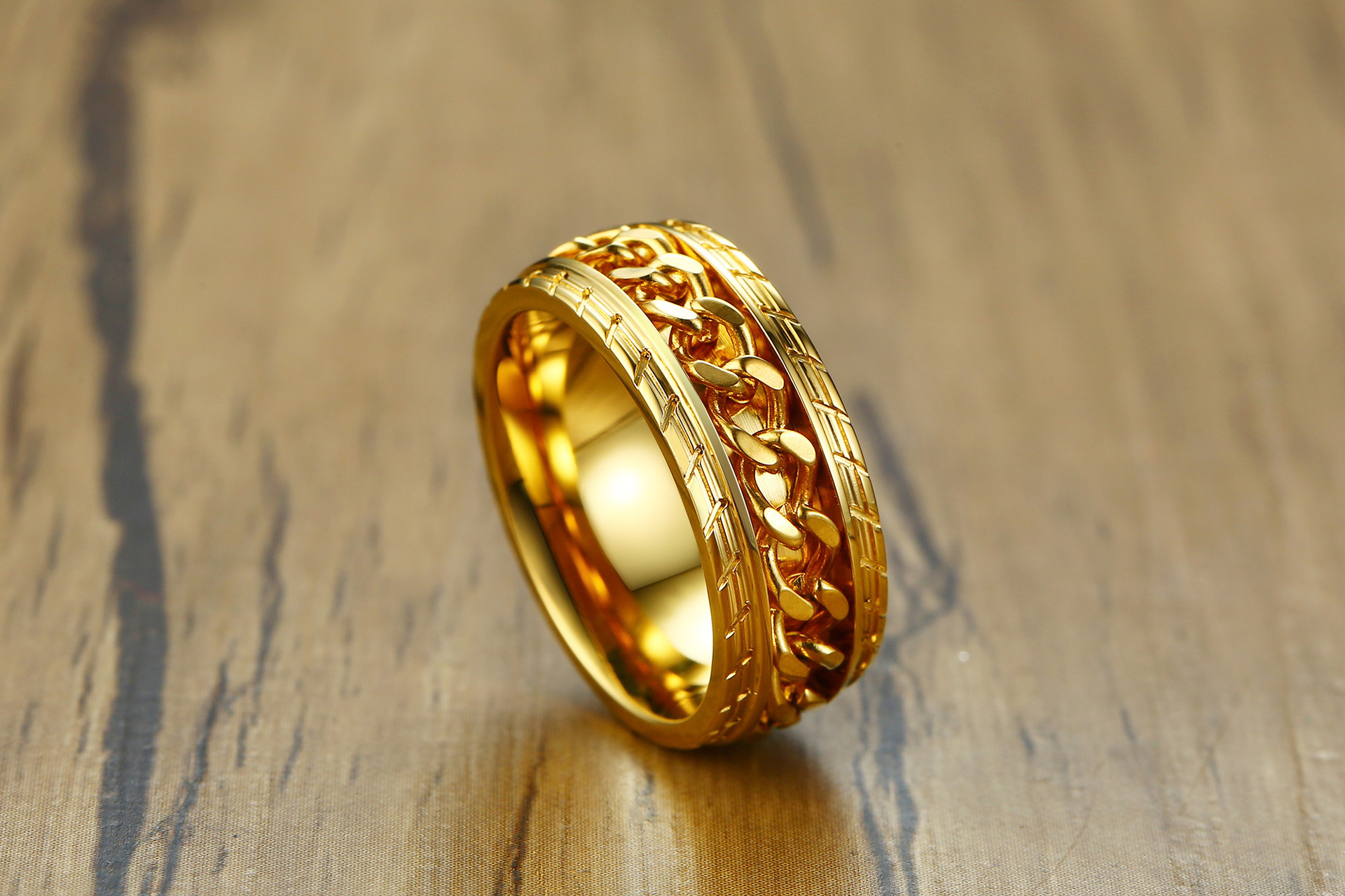 Fashion Geometric Stainless Steel Rings Plating Stainless Steel Rings