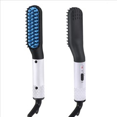 Men's Multifunction Straight Hair Styling Comb Hair Setting Straightener Ceramic Hair Straightener without Damaging Hair
