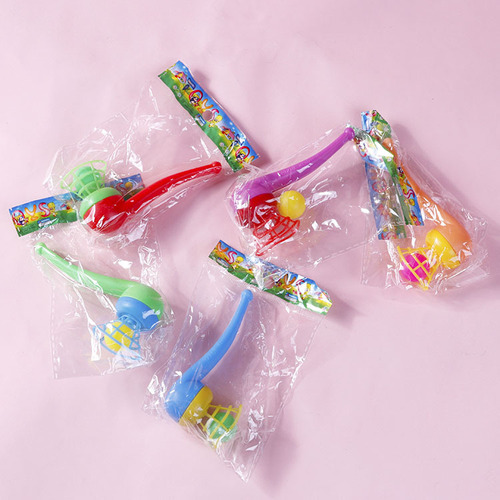Classic nostalgic toy suspended pipe blowing ball plastic suspended pipe blowing ball toy suspended ball manufacturer