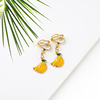 Cartoon ear clips, short earrings, no pierced ears, Korean style, simple and elegant design