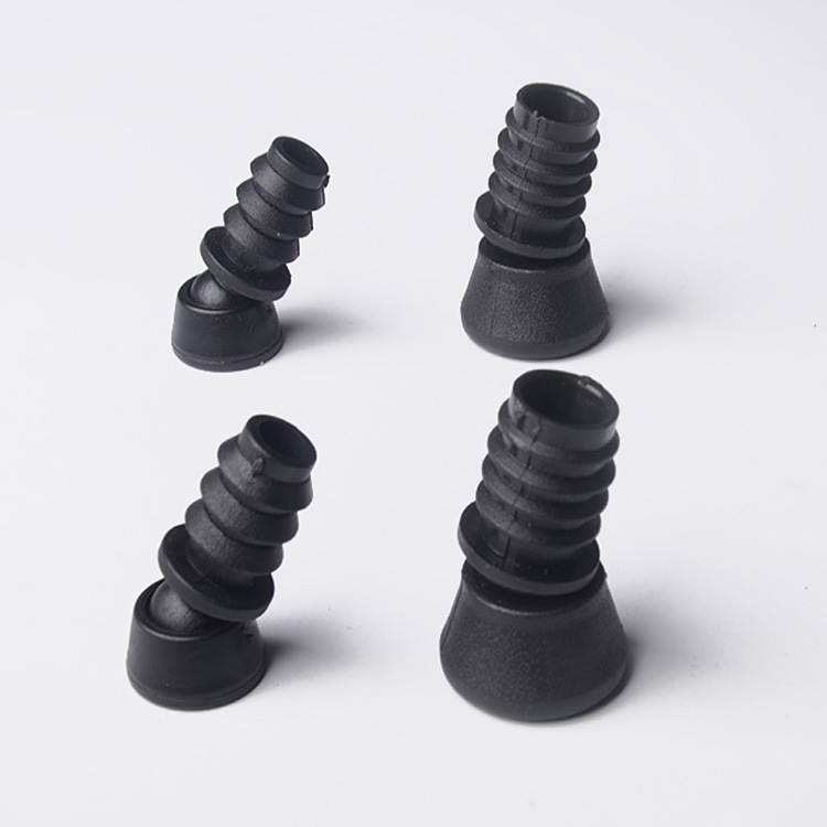 厂家批发19/25MM塑料摆动脚垫颜色可订万向塑胶减震防滑脚垫