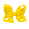 European and American cross -border hot -selling model Beckham Seven Same 3 -inch Children's Bow hair clip 34 plain colors