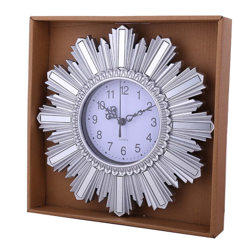 Reloj de pared simple de estilo europeo de moda moderna sala de estar simple Nórdico creativo Hogar personalizado reloj al por mayor