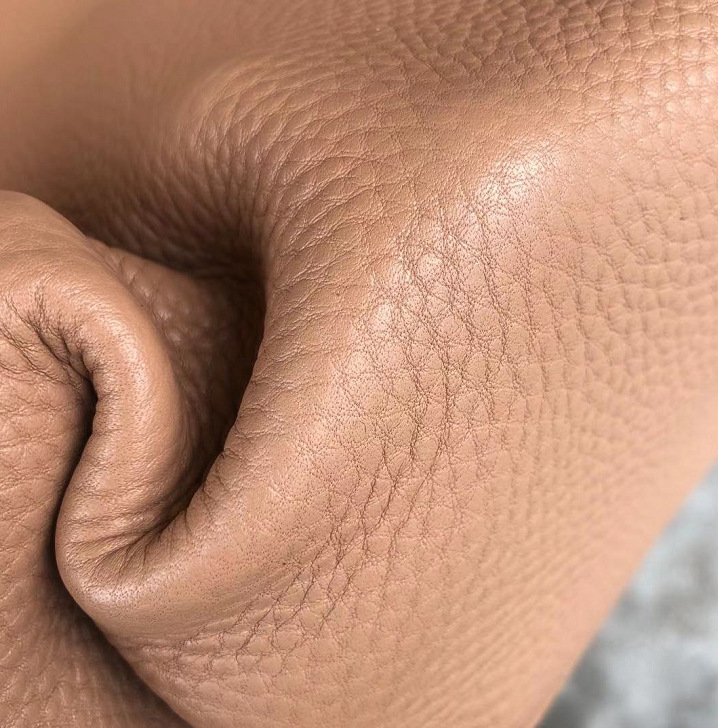 厂家直销頭層牛皮厚摔纹荔枝纹平纹 鞋包面料 咖色