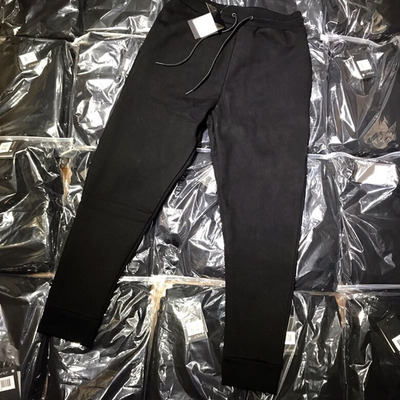 D0225男女同款情侶19春新款休閑舒適針織毛圈衛褲休閑褲壹件代發