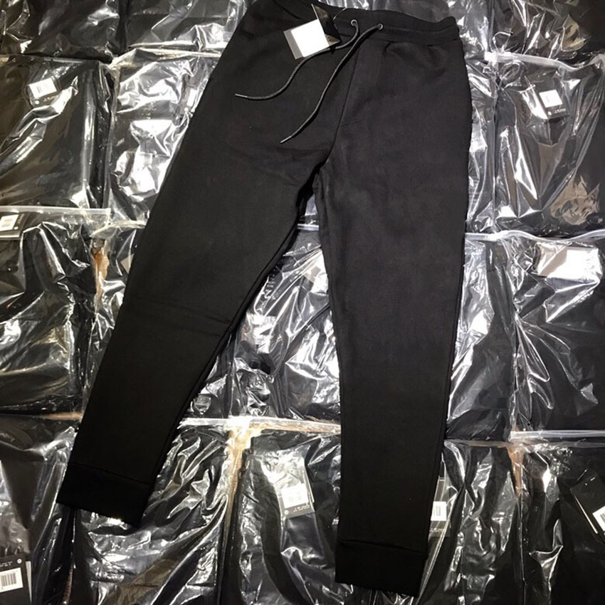 D0225男女同款情侶19春新款休閑舒適針織毛圈衛褲休閑褲壹件代發