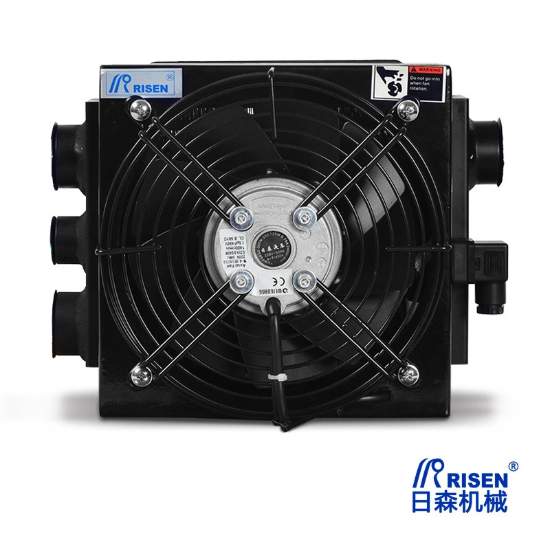 Risen日森 风冷却器EC0-04 AC DC 80L流量 板翅式口琴管散热器