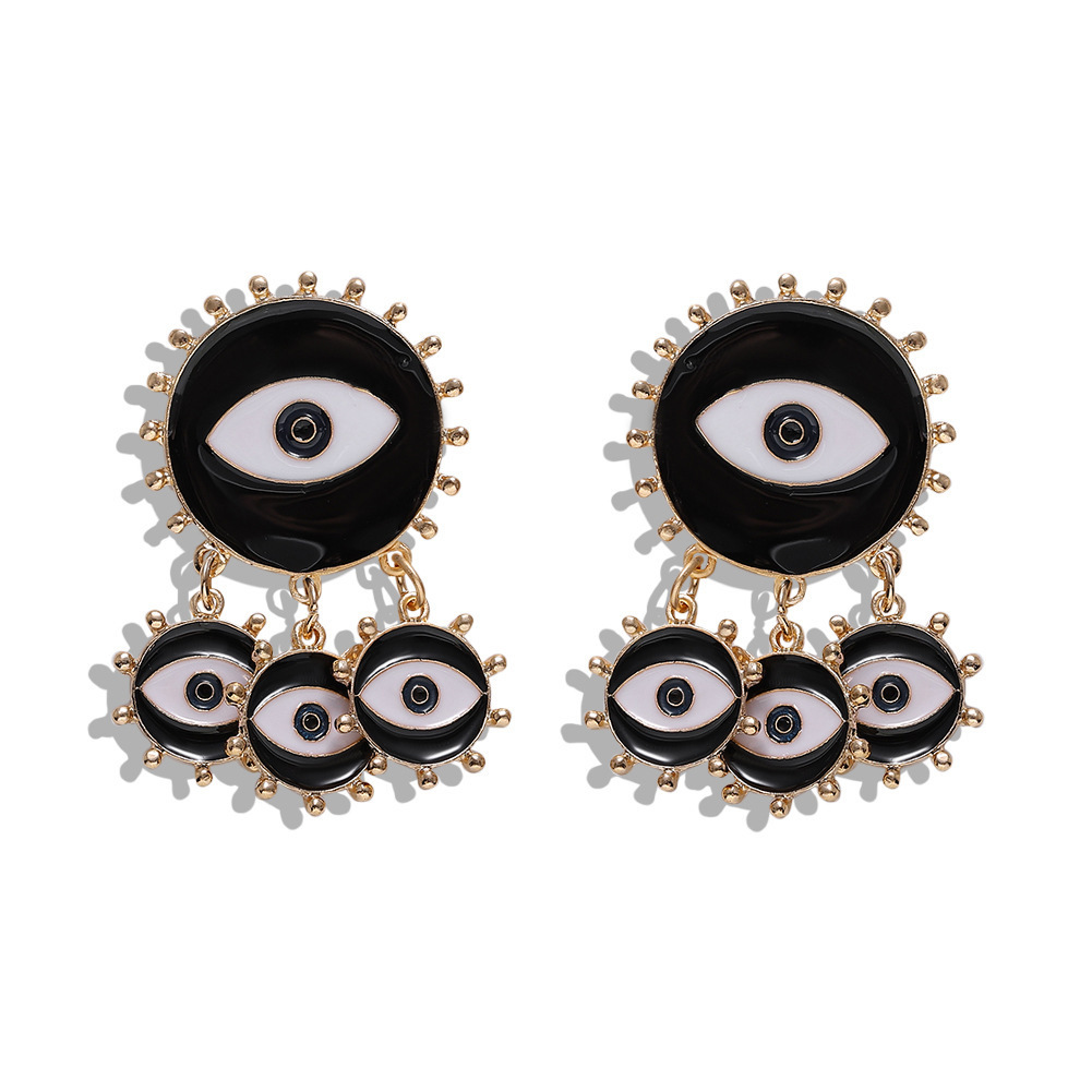 Earrings Alloy Pearl Eye Earrings display picture 5