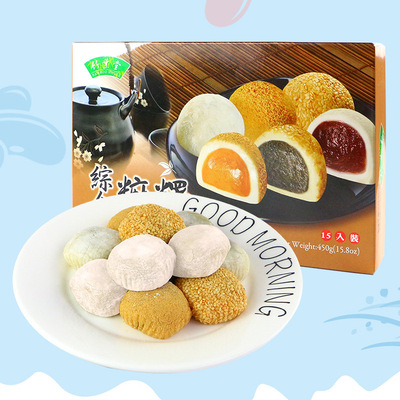 Taiwan Bamboo Church comprehensive Mochi 450g Gift box packaging Cakes and Pastries Imported food characteristic Souvenir  wholesale