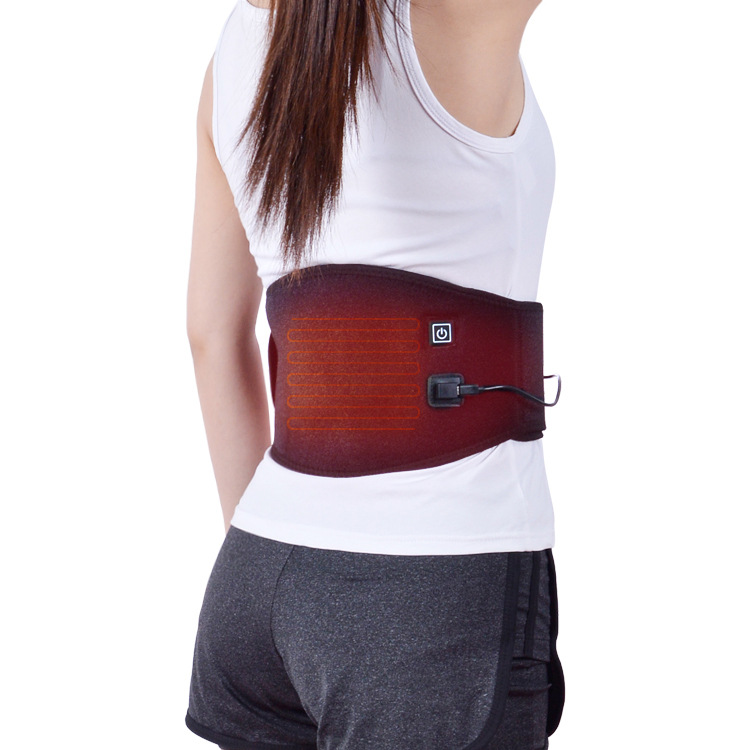 厂家批发安卓接口电热护腰 电热发热腰带 USB 5Vl加热护腰|ru