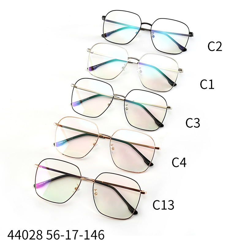 Celebridad popular estilo de celebridad elegante Marco de moda para hombres y mujeres gafas marco simple decorativo cara redonda adelgazante Marco de gafas pequeñas