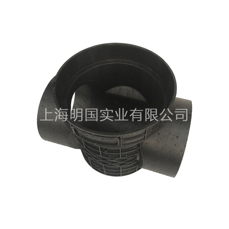 上海明国塑料污水检查井 塑料污水检查井直通 塑料排水检查井