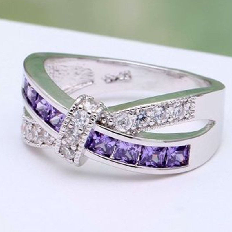 Geometric Pattern Women'S Gender Plating, Inlay Design Elegant Geometric Rhinestones Metal Wholesale Rings