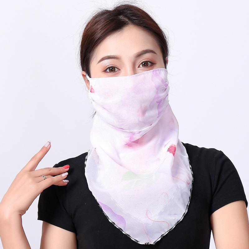 Triangular summer medical mask