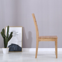 北欧全实木高背餐椅 纯实木椅子 厂家直销白橡木日式餐椅榫卯结构