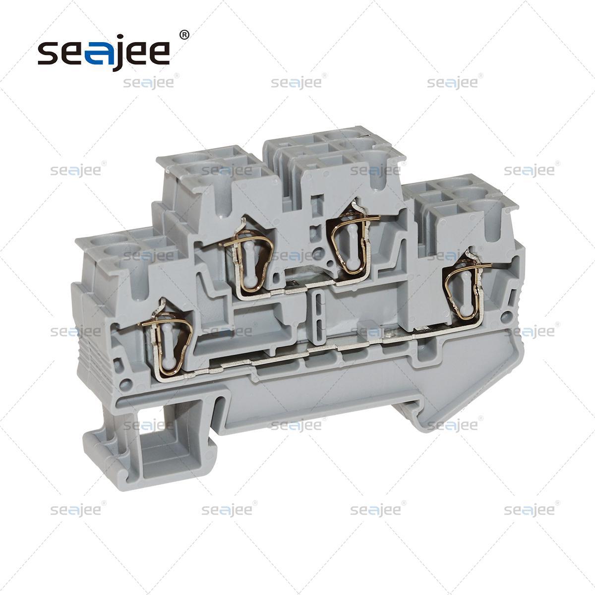 廠家現貨大量批發雙層回拉式STTB2.5彈簧端子高質量端子