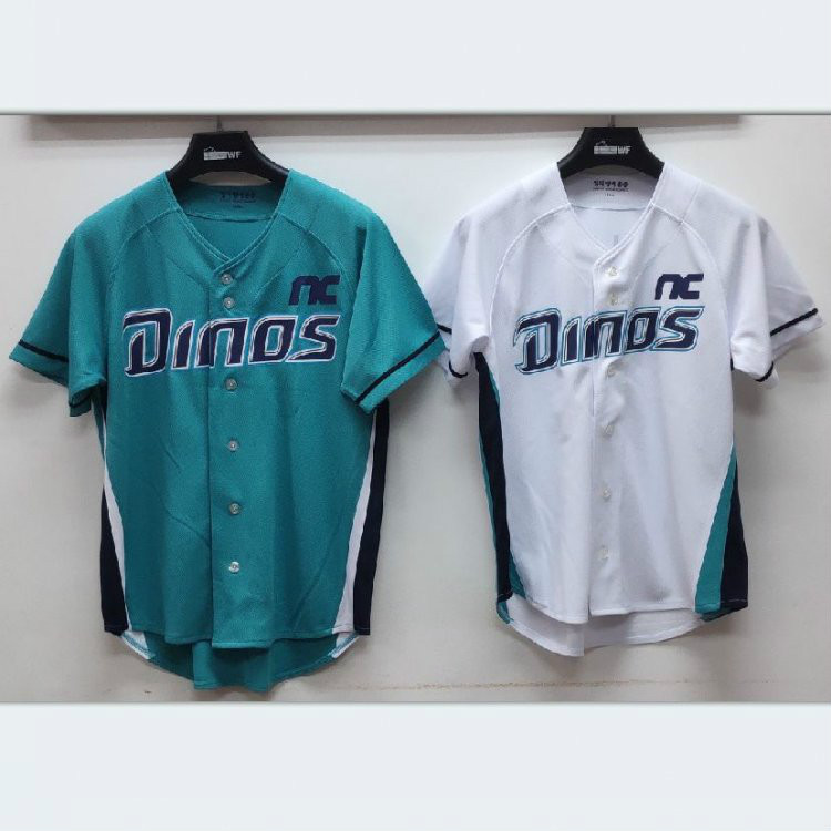 棒球衫韩国棒球衫厂家订做NC棒球衫全涤吸湿排汗男式棒球服厂家