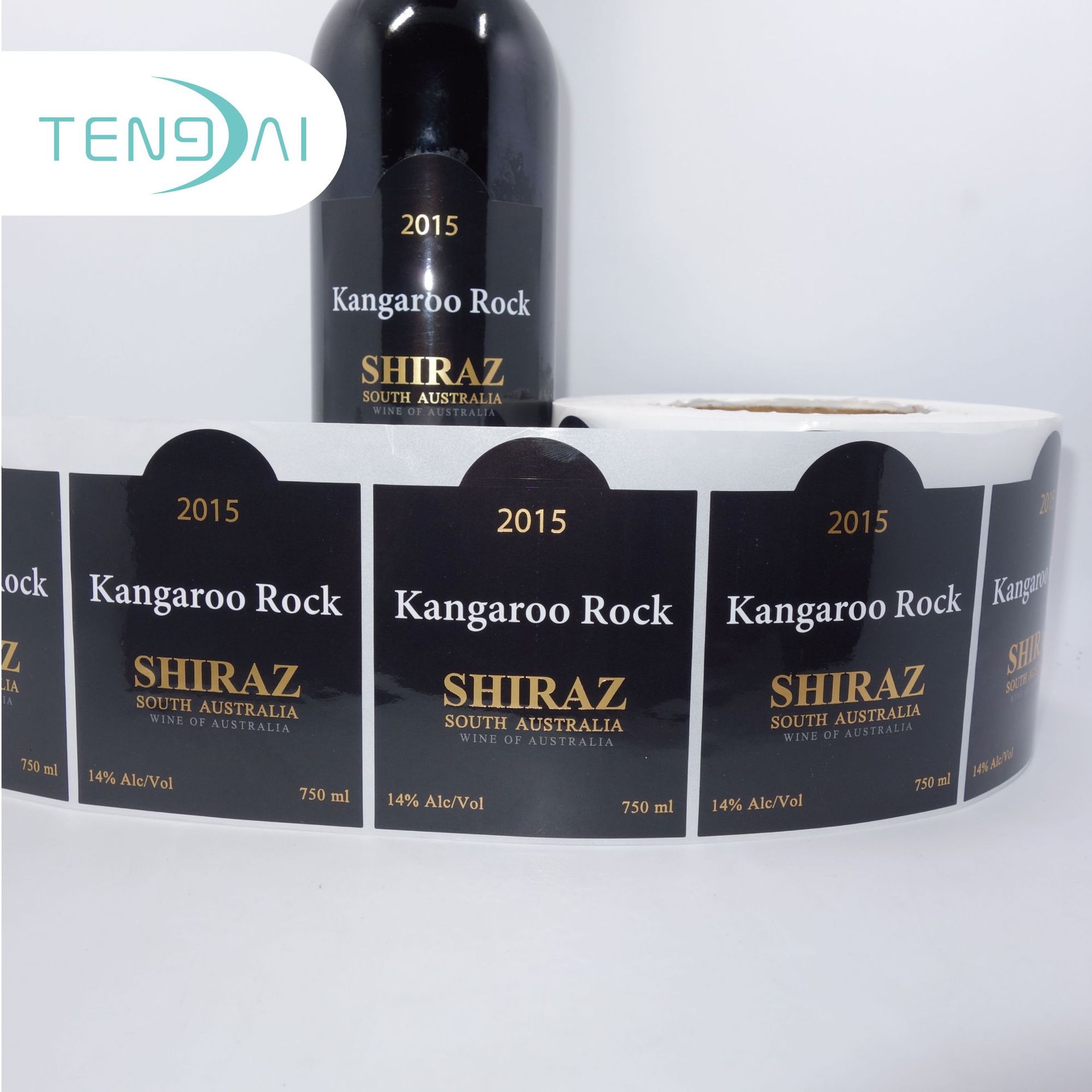 专业印刷酒类洋酒白酒红酒不干胶标签彩色商标logo定做