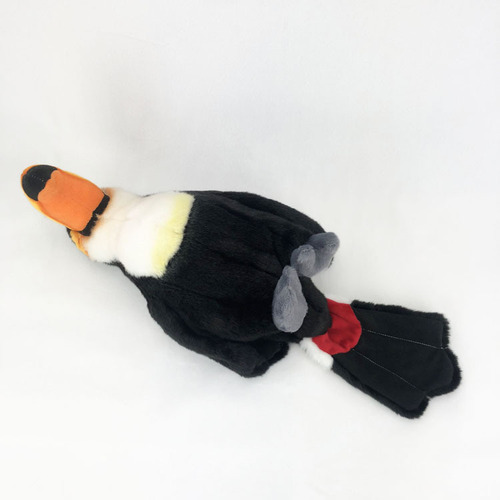 Simulated toucan plush toy, bird-shaped plush animal, children's plaything, doll decoration