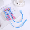 Children's hair accessory, hairgrip with tassels, Chinese style