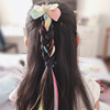 Children's hair accessory, wig, hairgrip, hairpins with bow, internet celebrity